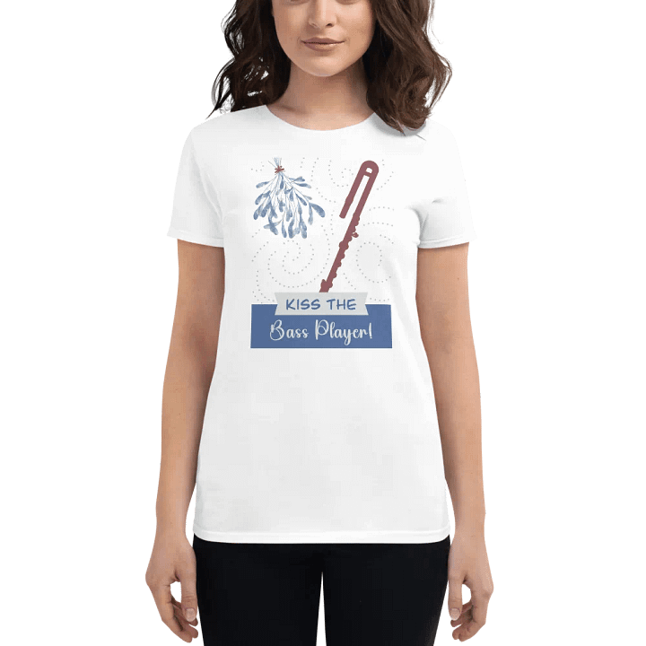 Bass Flute - Kiss The Flute Player - Women's Fit Short Sleeve product image (2)