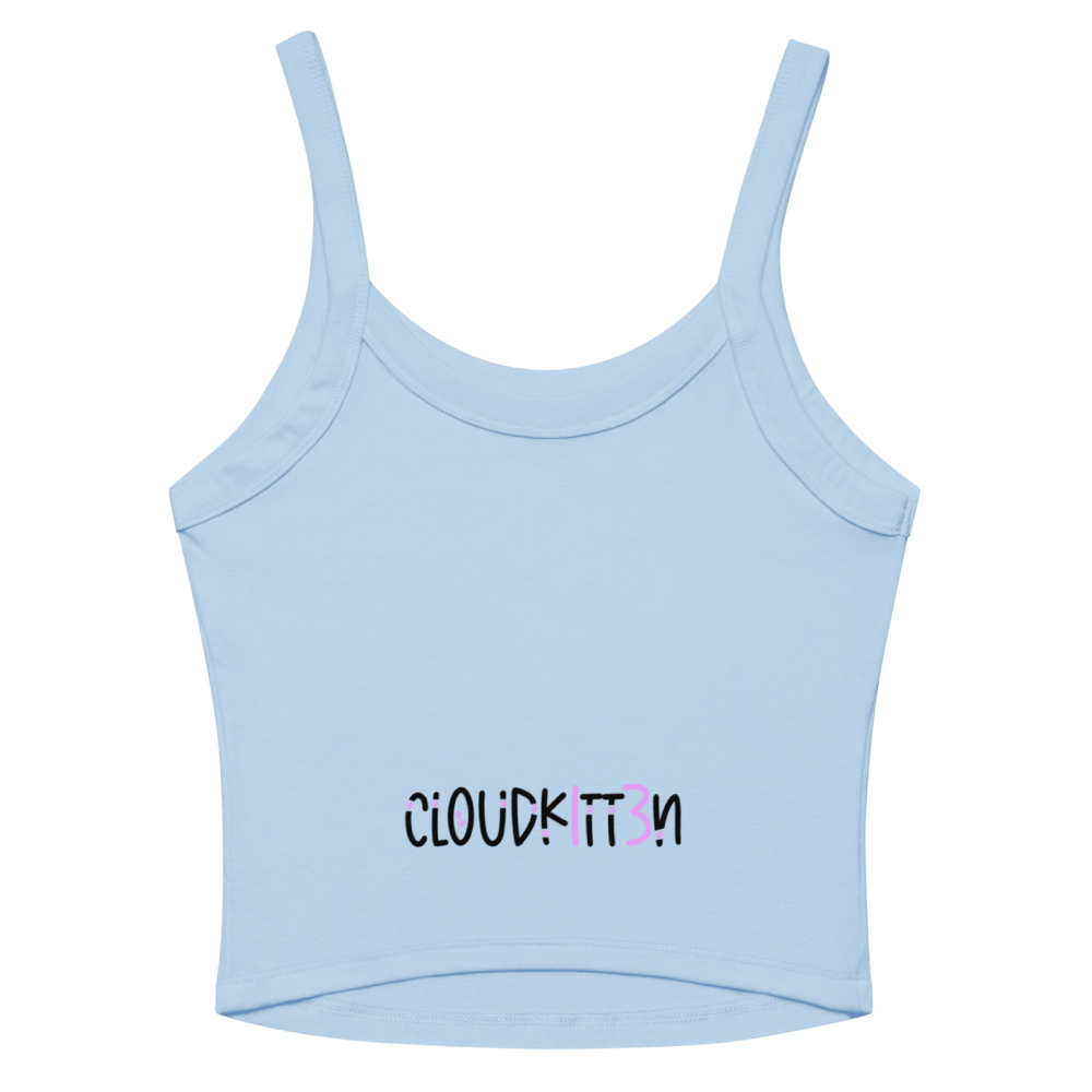 Rose Frame Kitten Crop Tank (womens) product image (7)