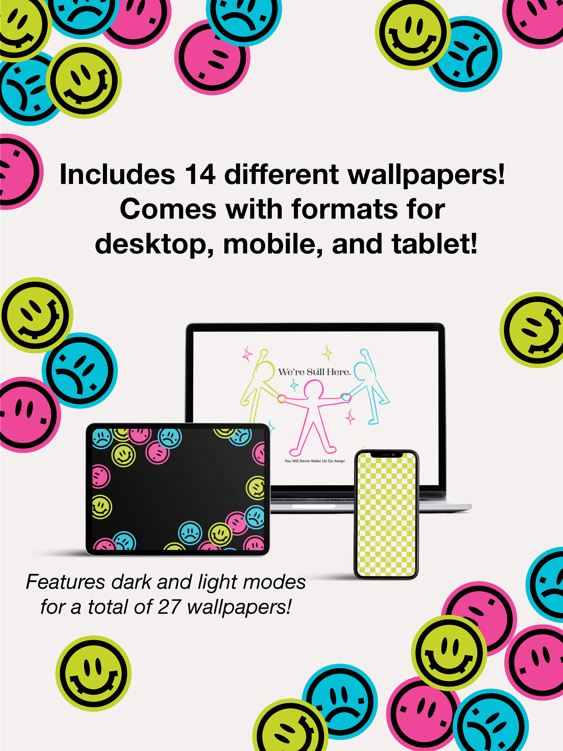 SMILE! Wallpaper pack product image (2)