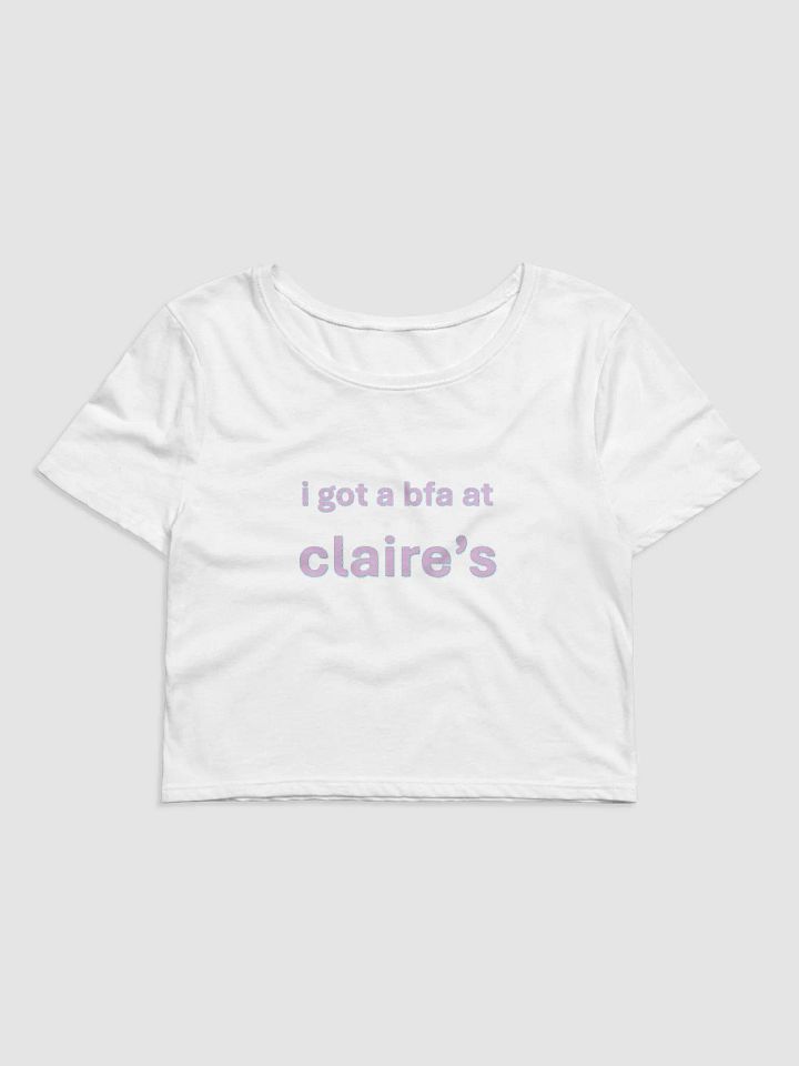 Claire's Lobotomy Crop Top product image (1)