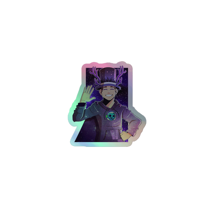 'Galactic' Holographic Cut Sticker product image (1)