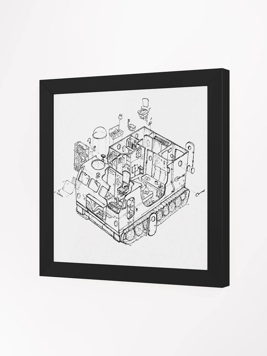 Kharkovchanka Lineart Framed Print product image (6)