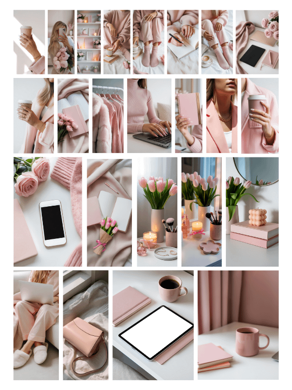 MRR & PLR Pink Aesthetic Stock Photos product image (2)