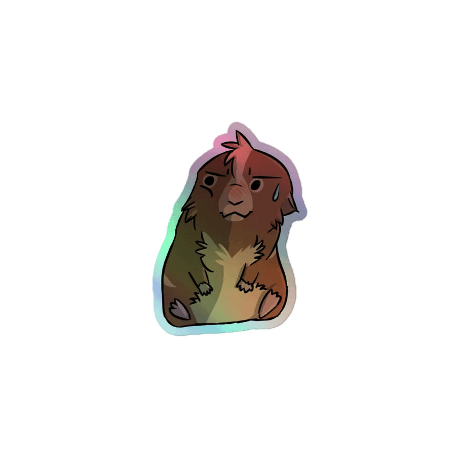 WHEAT HOLOGRAPHIC STICKER product image (1)