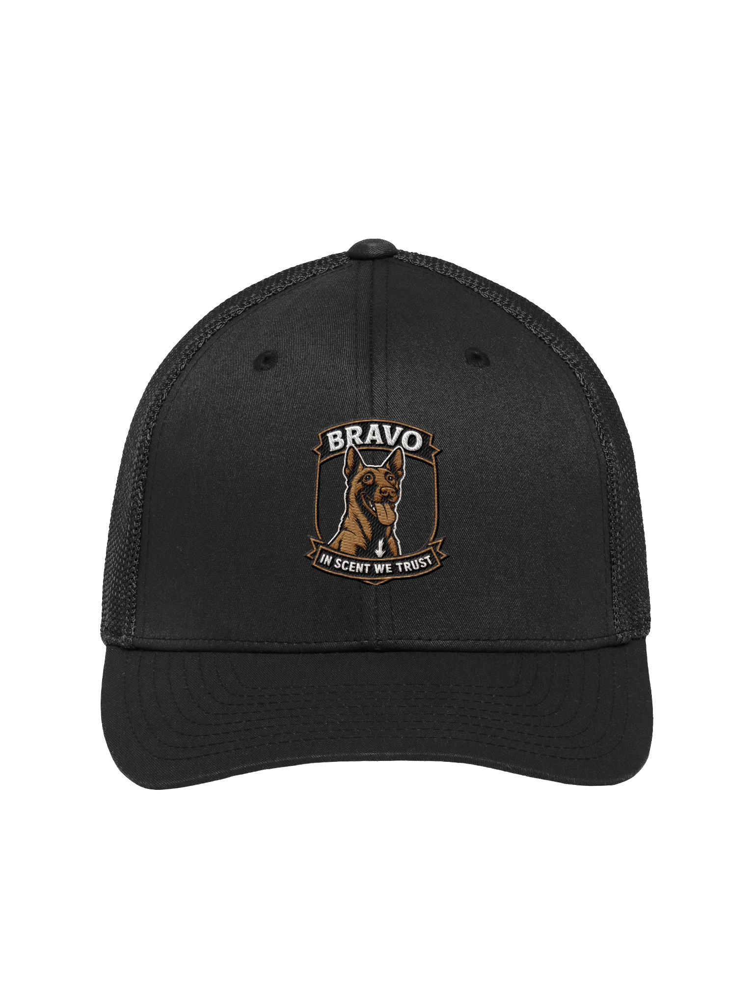 Bravo In Scent We Trust - Flex Fit Trucker hat product image (1)