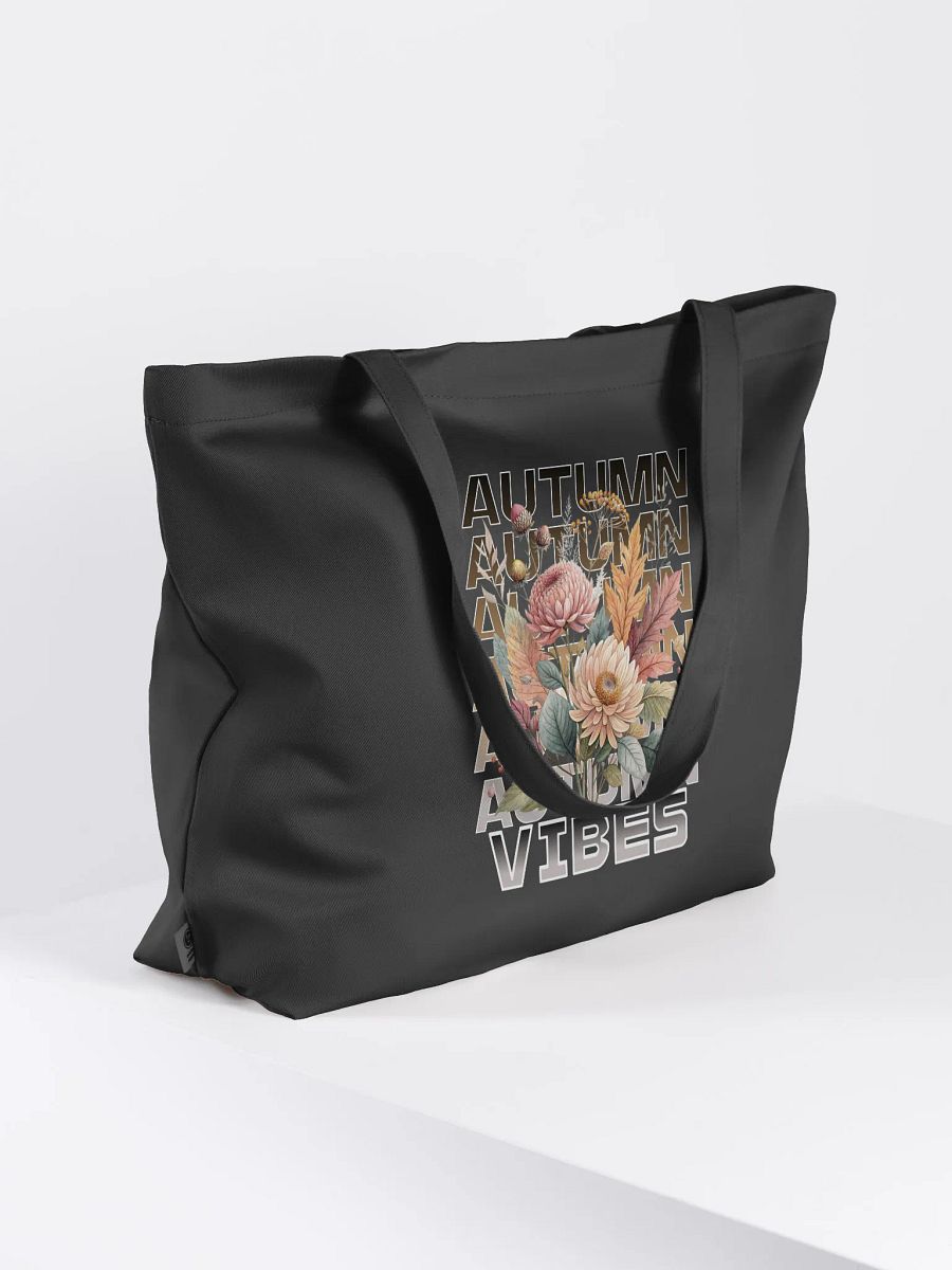 Autumn Vibes Boho Flowers Floral Tote Bag product image (4)