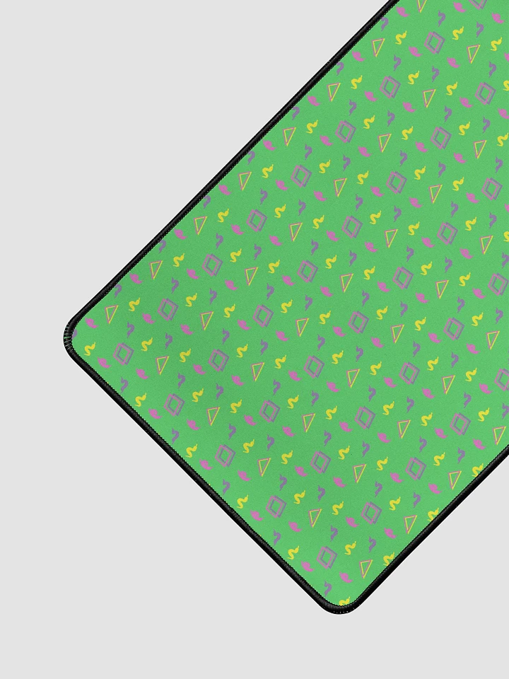 Oh Worm green pattern 12x18 mouse pad product image (1)