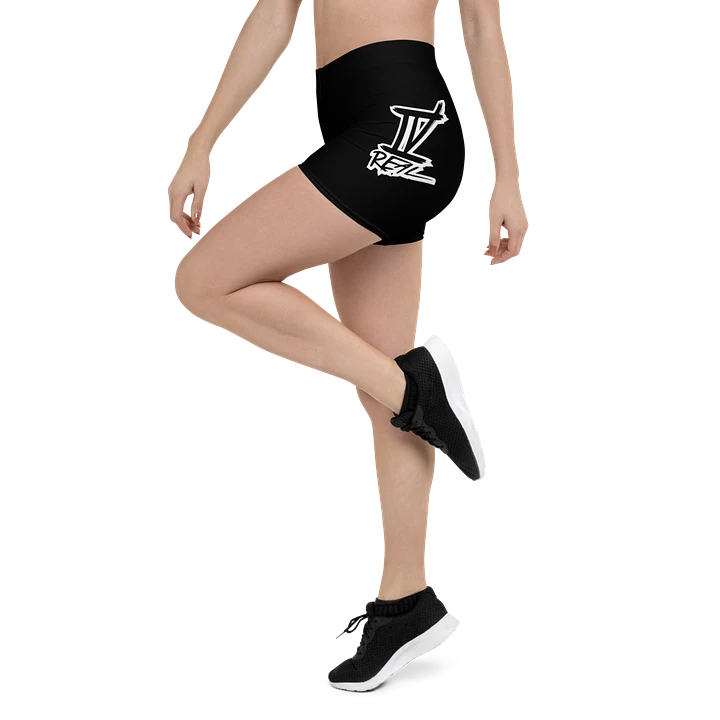 Standing Girl Bear Black Shorts product image (1)