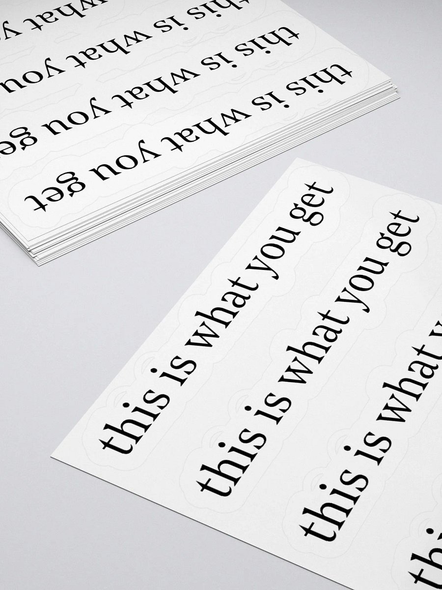 this is what you get stickers product image (11)