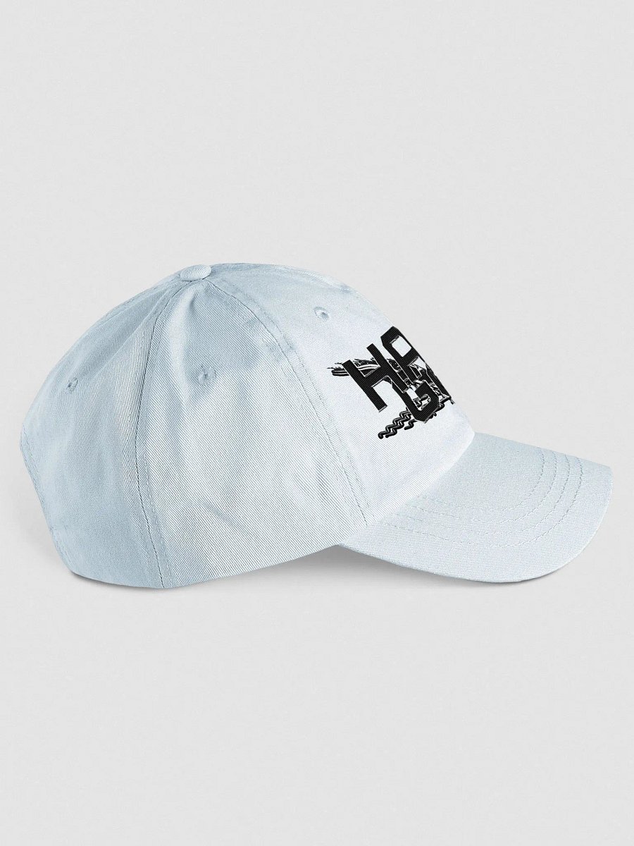 Pastel Dad Hat - Embroidered - Black HApex Gear White Logo product image (4)