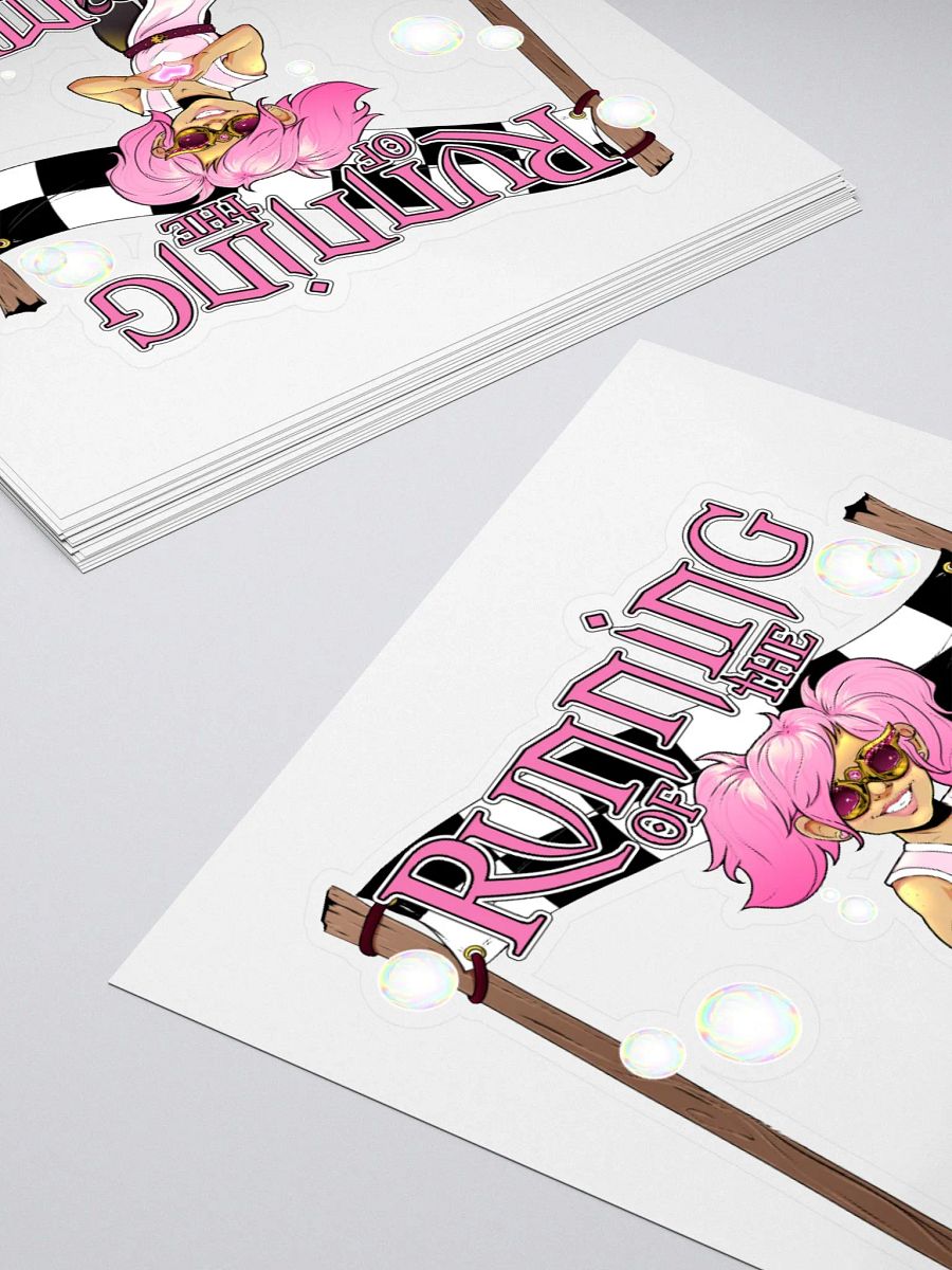 Running of the Gnomes Race Banner-- Cutout Edition -- by Mischi - Cut Sticker product image (11)
