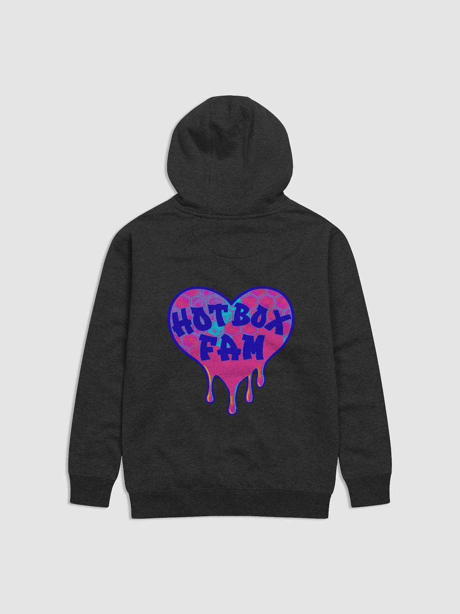 UNISEX HOT BOX FAM COLOR POP HONEY COMB LOGO ON BACK OF HOODIE product image (2)