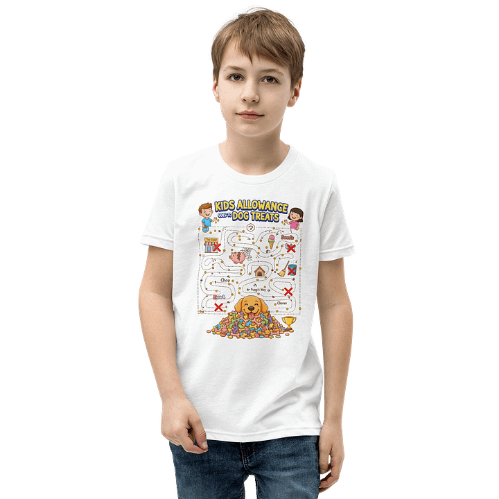 Kids Allowance T-Shirt | Game Maze Print product image (2)