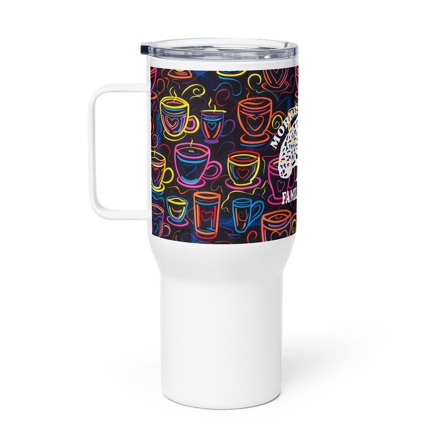 "Neon Coffee" Travel Mug w/ Handle product image (2)