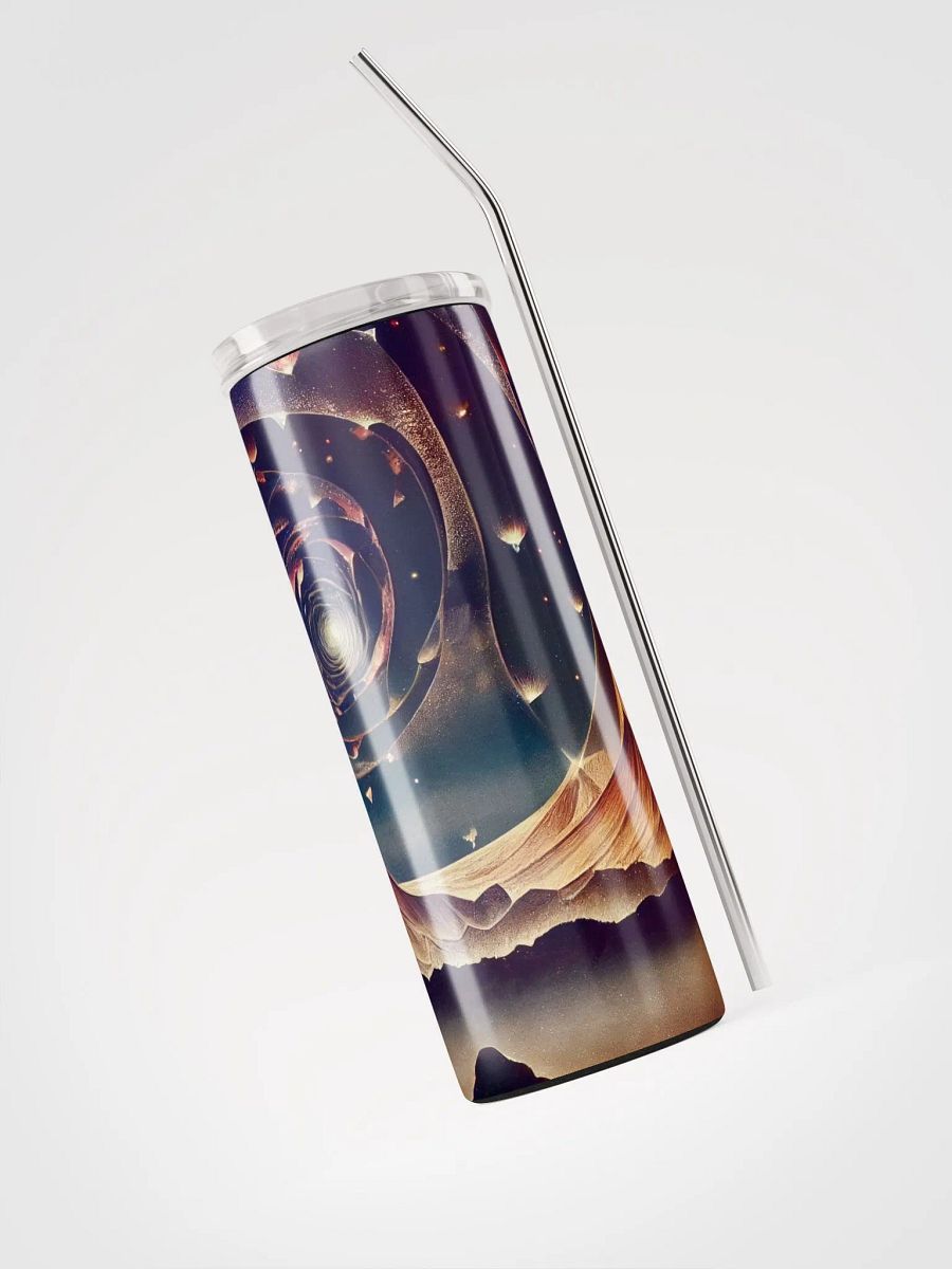 Cosmic Spiral Stainless Steel Tumbler product image (3)