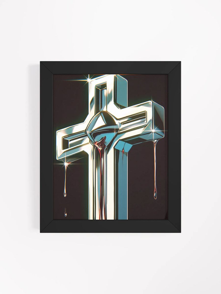Metallic Cross Framed Poster product image (59)