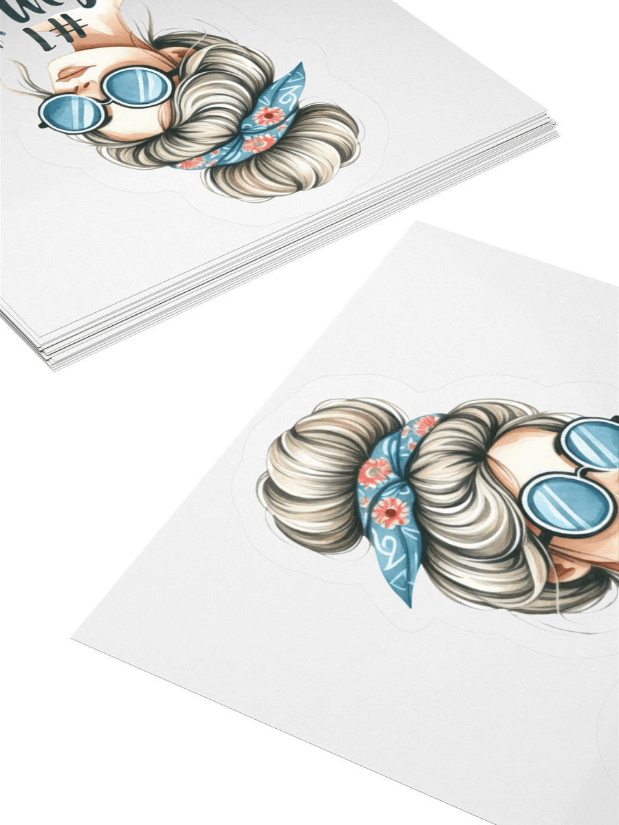Cool Mom Illustrated Kiss Cut Stickers product image (10)
