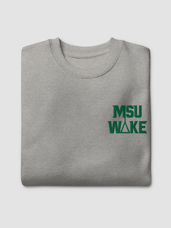 MSU Wake Lake Lansing Crewneck (Light) product image (1)