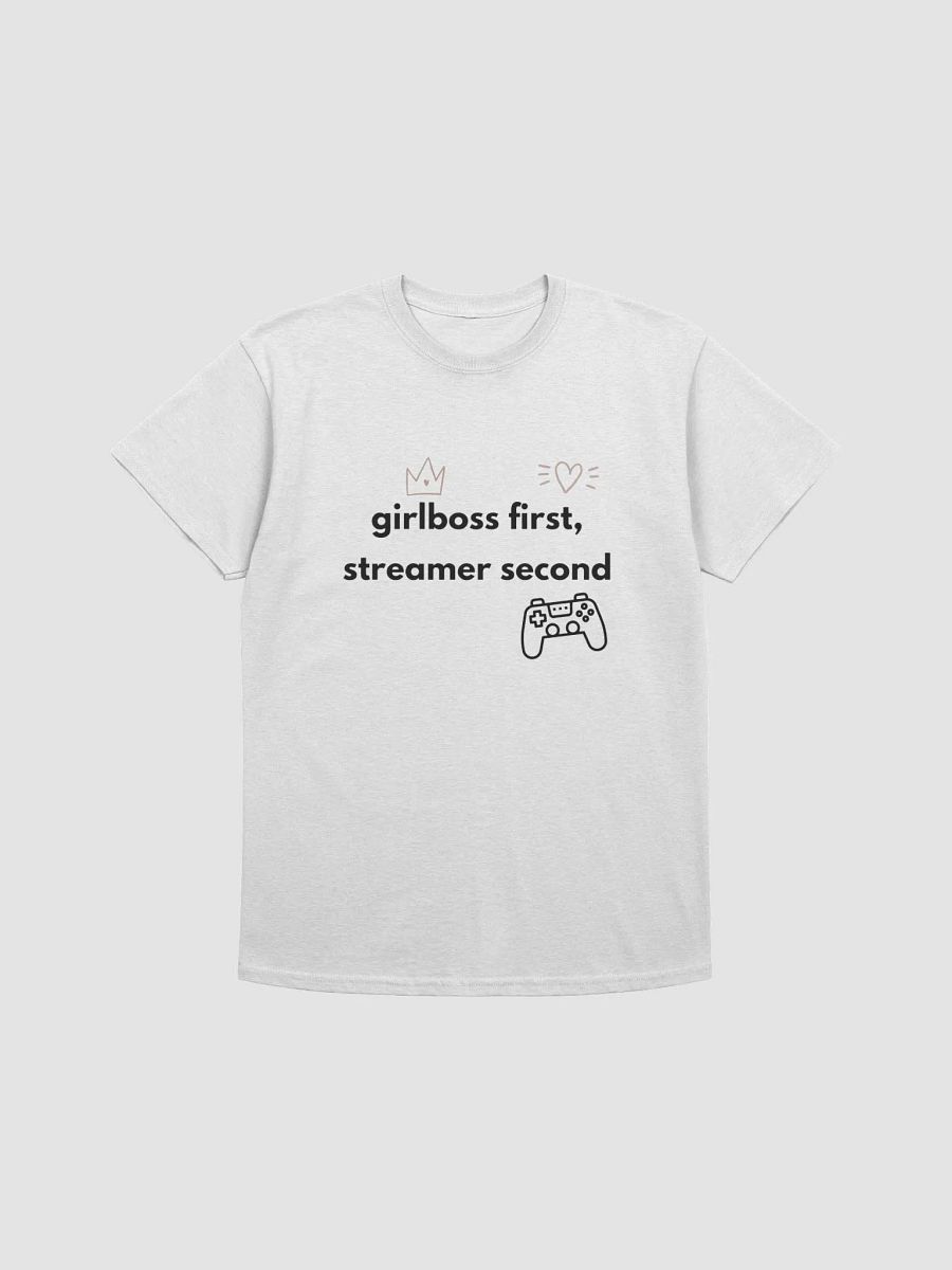 Girlboss First, Streamer Second Cotton Tee product image (4)