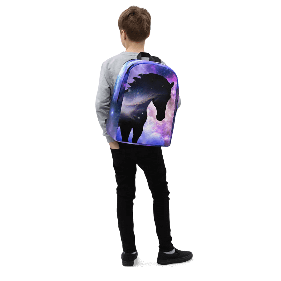Galaxy horse - Nebula horses, backpack product image (11)