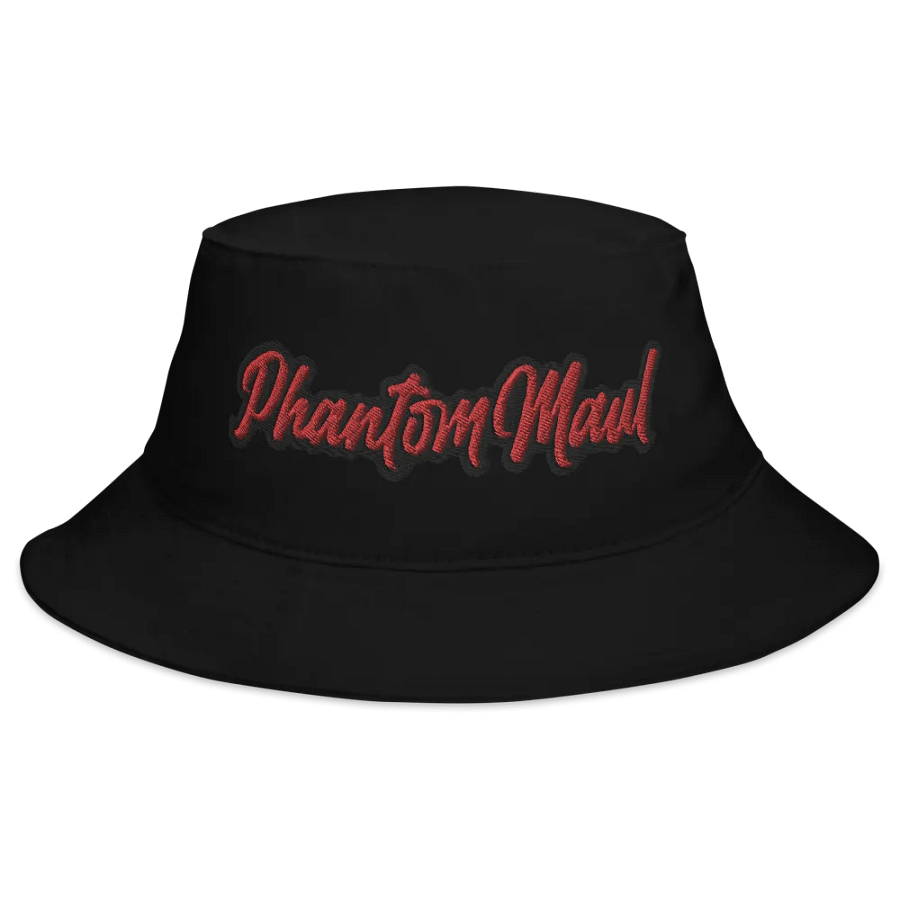 'PhantomMaul' Bucket Hat Red Lettering product image (2)