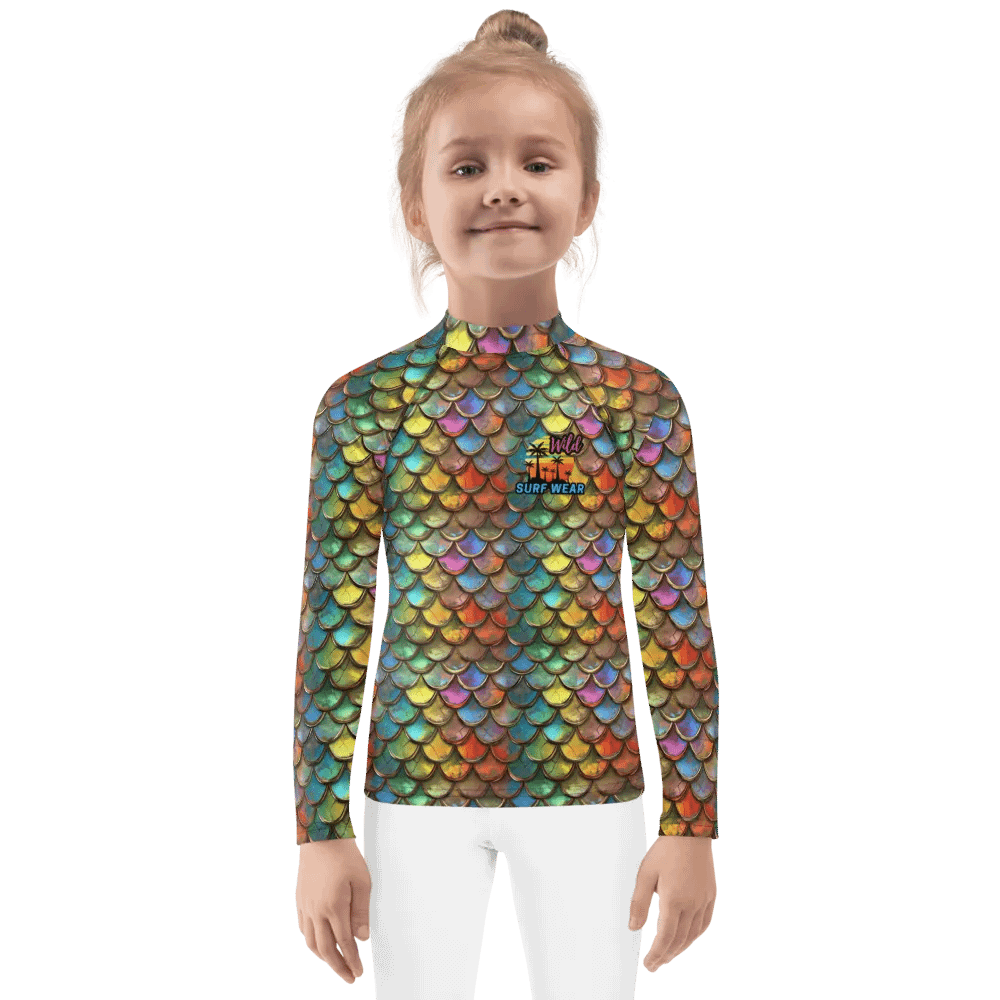Wild Dragon Scale Kids Rash Guard #2 product image (3)