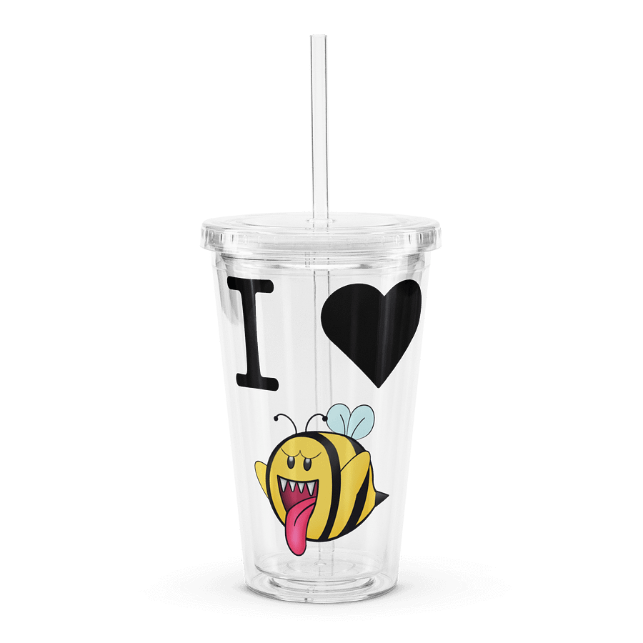 I Love Boo-Bees 16oz Plastic Tumbler product image (1)
