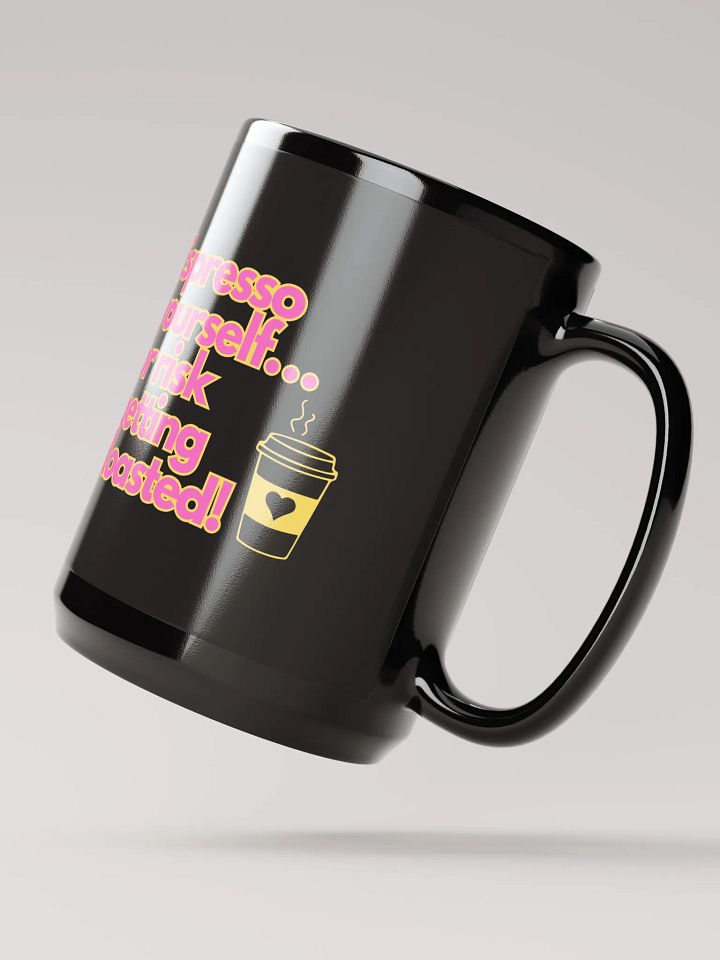 Cellar 8T Coffee - Roasted - Gloss Black Mug product image (2)