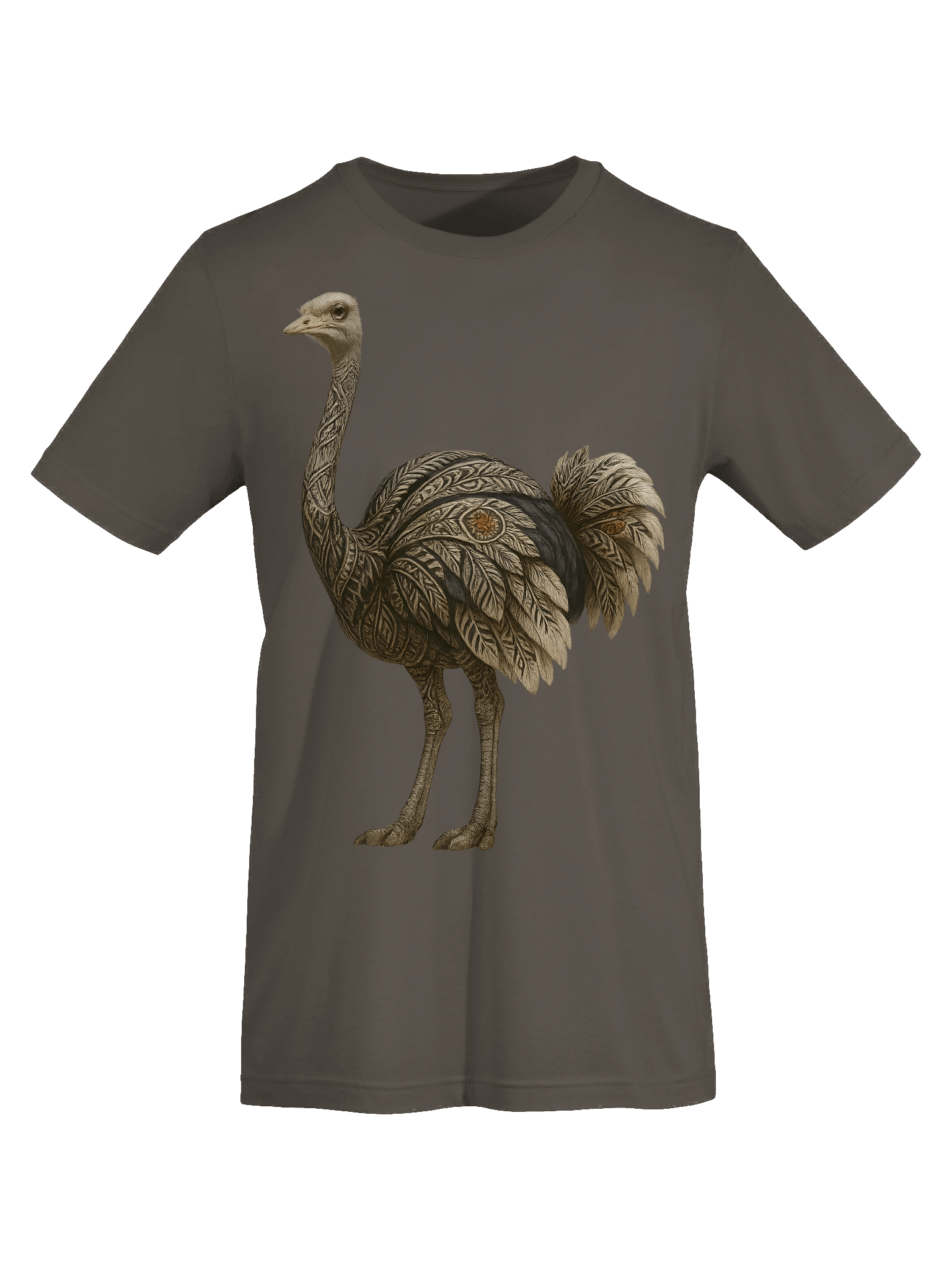 Elegant Ostrich Artistry T-Shirt product image (35)
