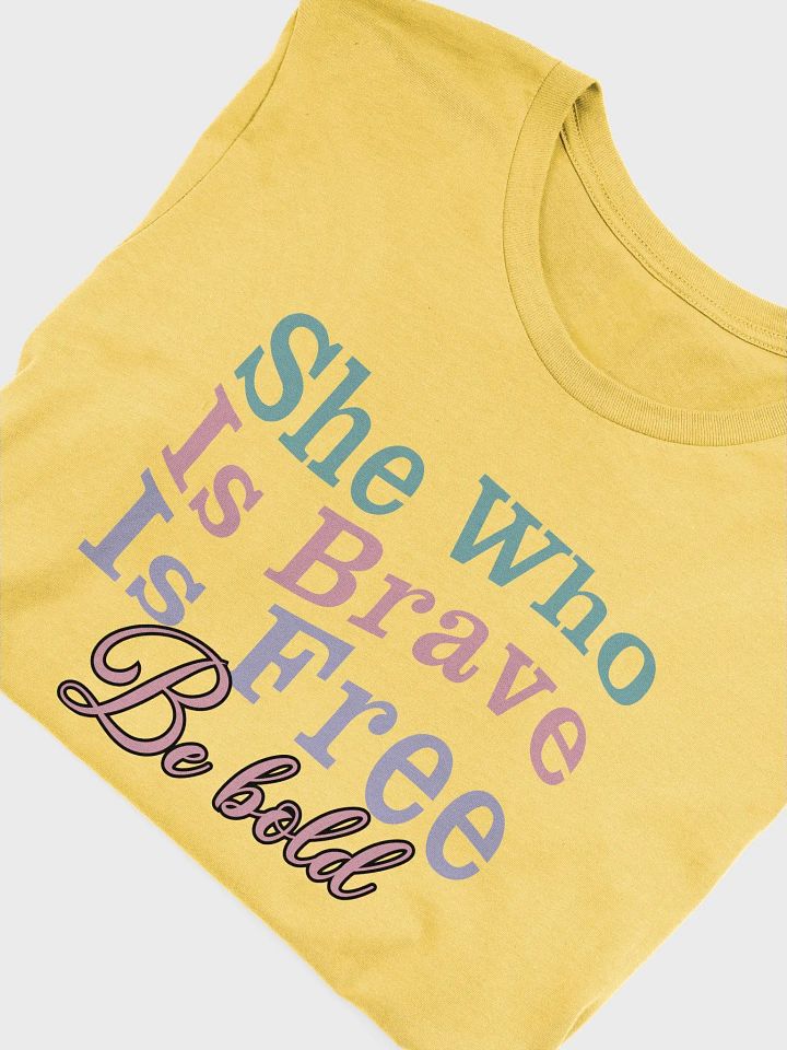 Brave & Free Motivational T-Shirt product image (1)