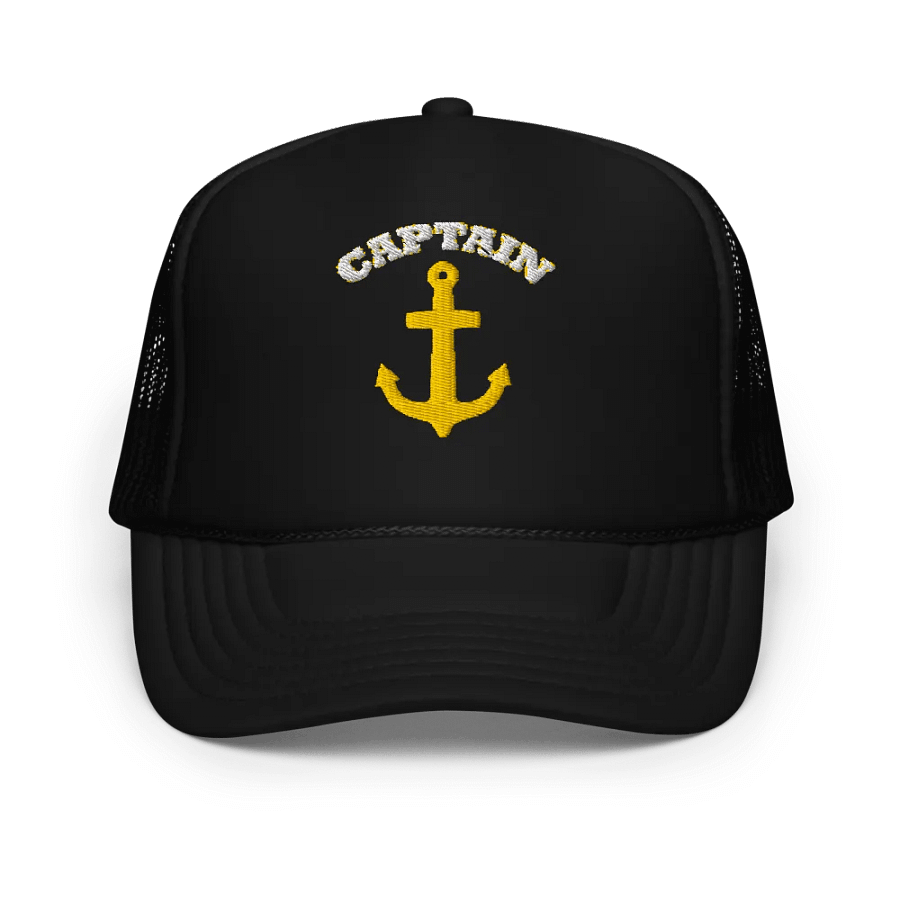 Captain Anchor Hat - Embroidered Trucker Cap product image (1)