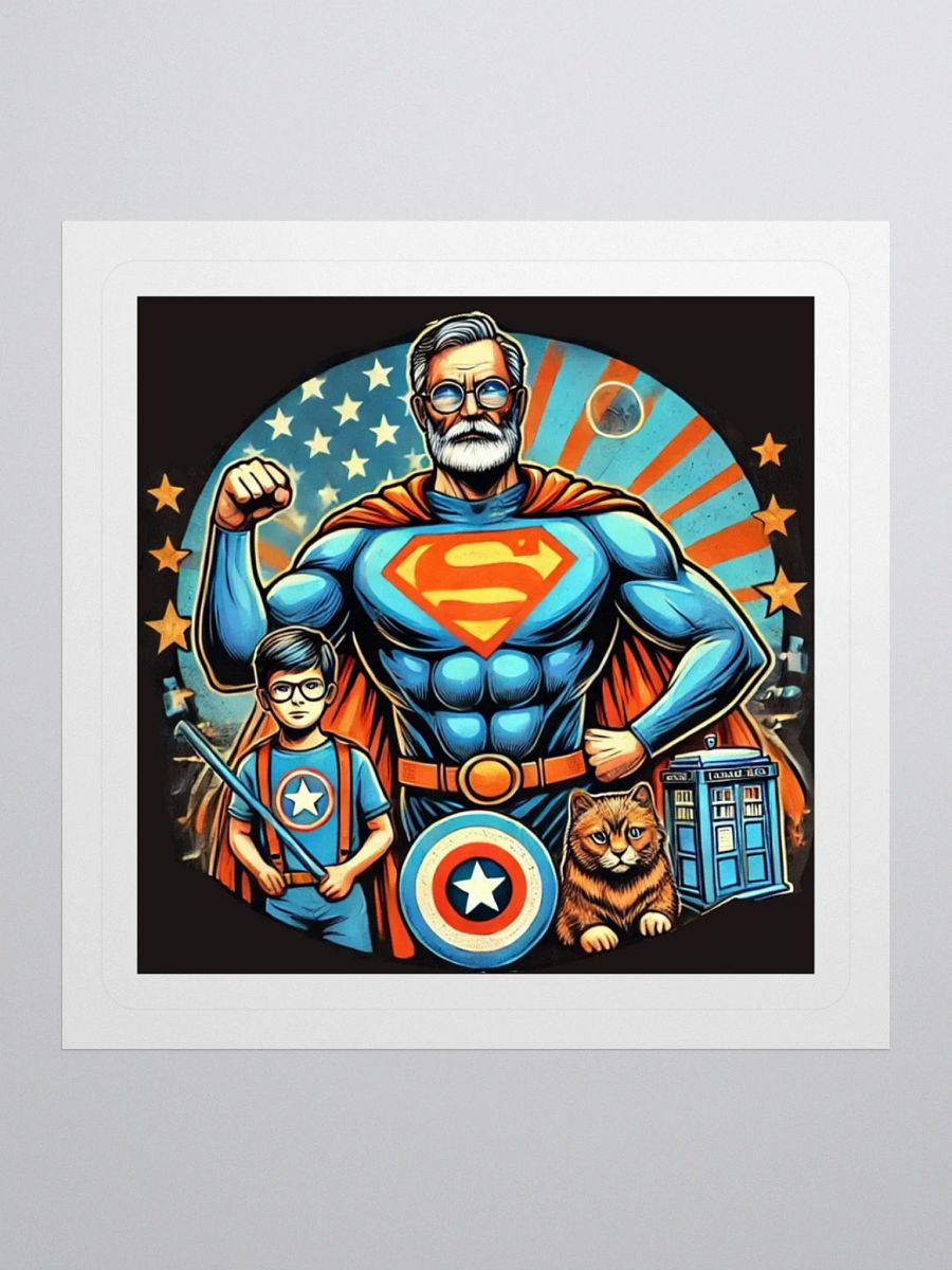 Superhero Family Kiss Cut Stickers Set product image (3)