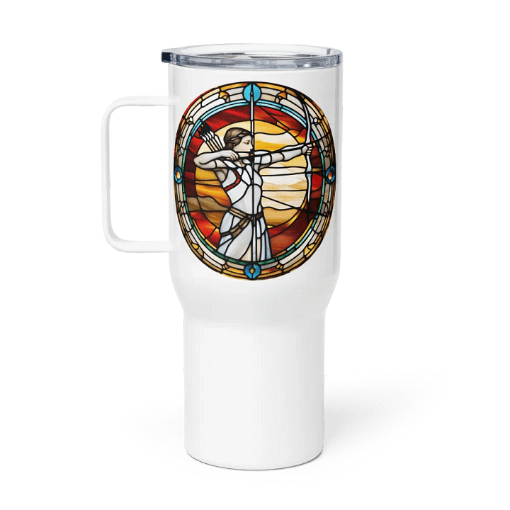 Spiritual Sagittarius - Unique Travel Mug Design - Circle Energy product image (1)