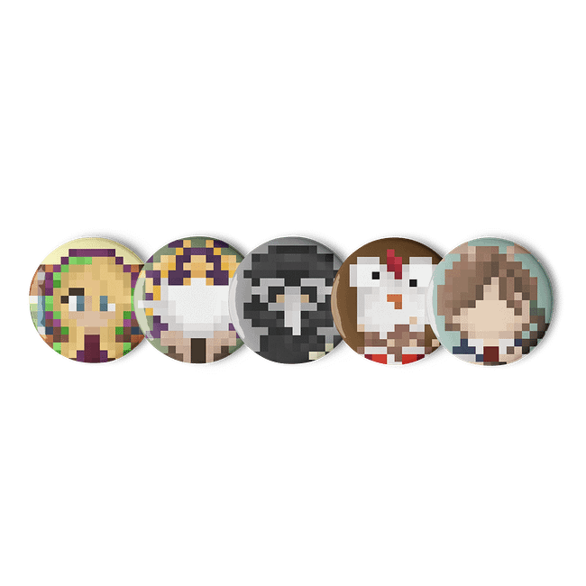 Buttons & Pins