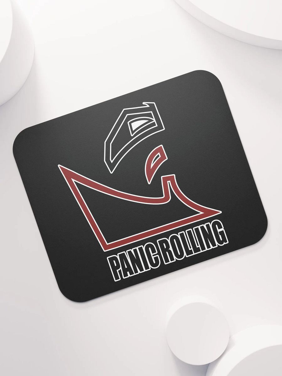 Panic Rolling Logo Black Mouse Pad product image (7)