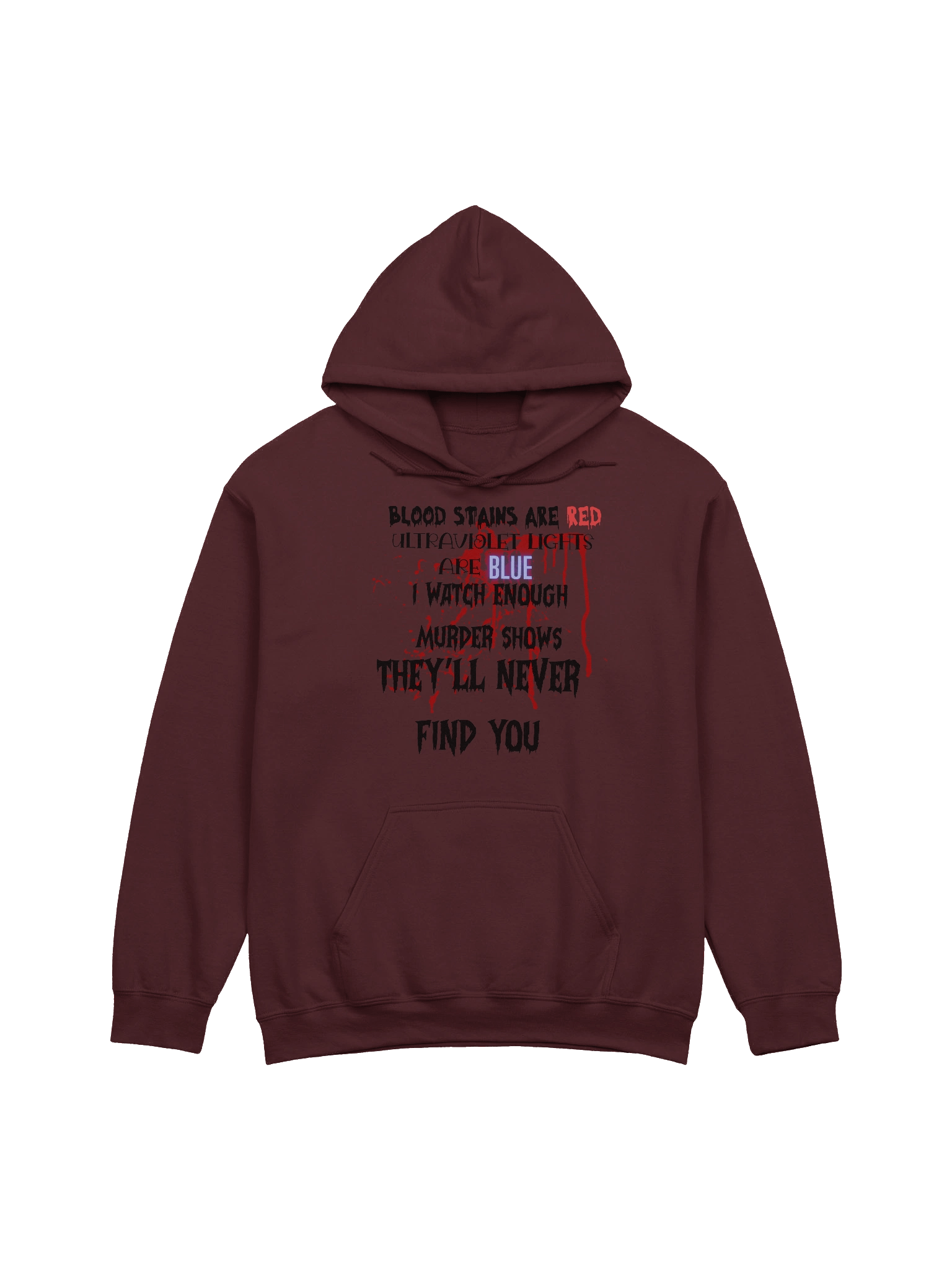 Murder poem hoodie product image (3)