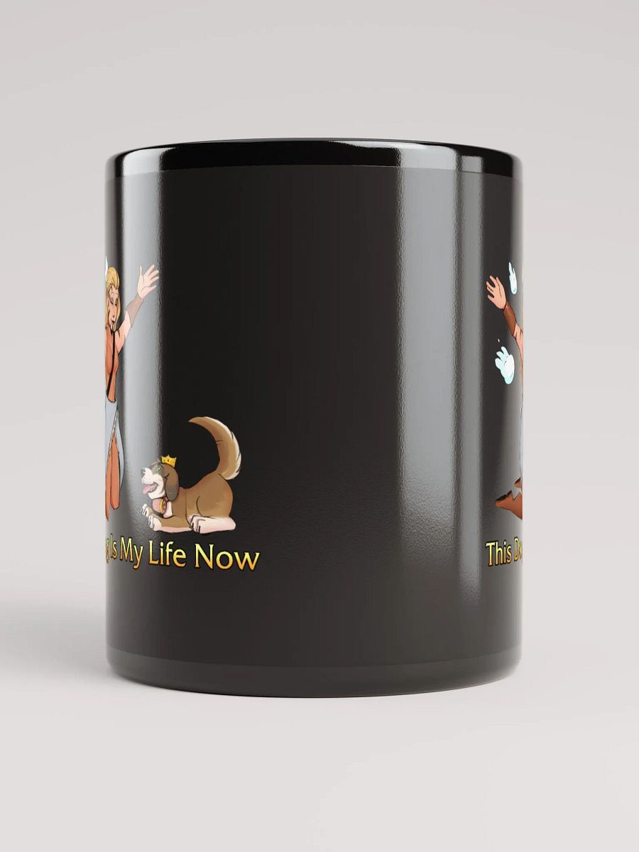 Cursed Edition - This Dog Is My Life Now - Black Glossy Mug product image (5)