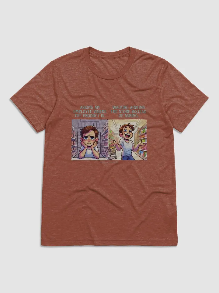 Retail Therapy Comic Print T-Shirt product image (1)