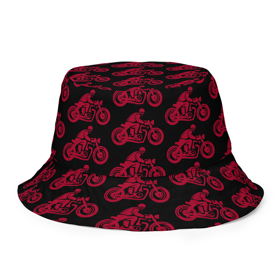 Retro Rider Reversible Bucket Hat – Vintage-Inspired 2-in-1 Hat for Bikers, Streetwear & Festival Style product image (2)