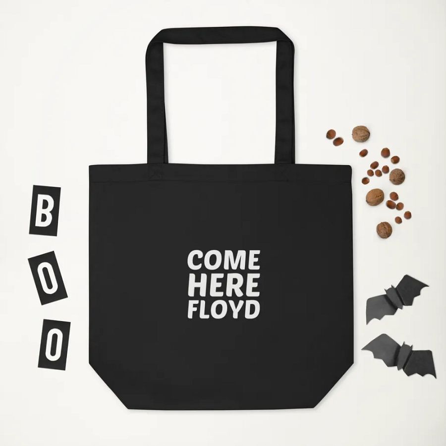 comeherefloyd BIG LOGO Cotton Tall Tote Bag product image (2)