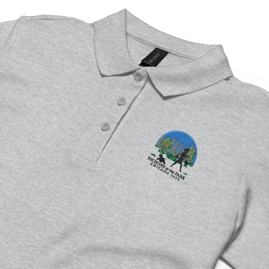 2024 National Specialty Women's Embroidered Gildan Pique Polo in White or Grey product image (2)
