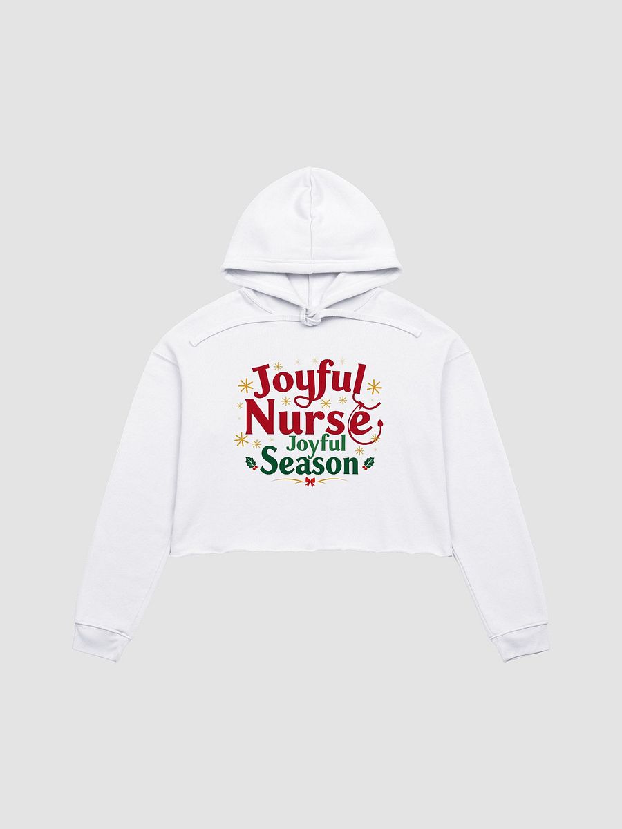 Joyful Season Festive Crop Hoodie product image (2)