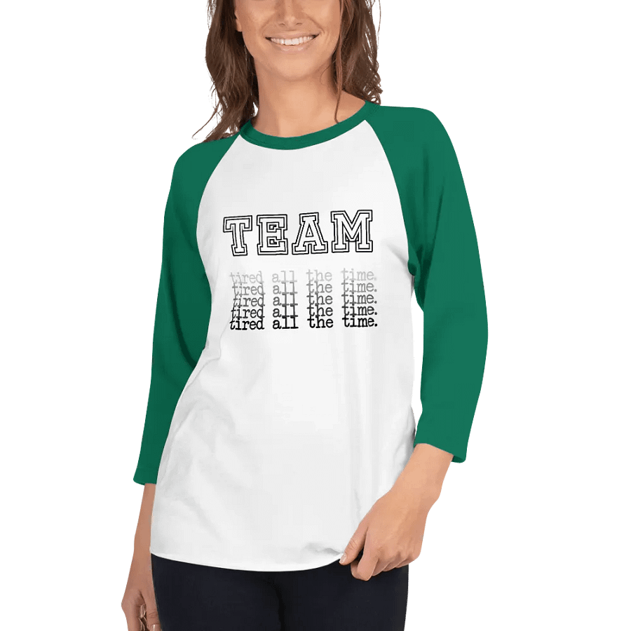 Tired All the Time Raglan Tee product image (5)