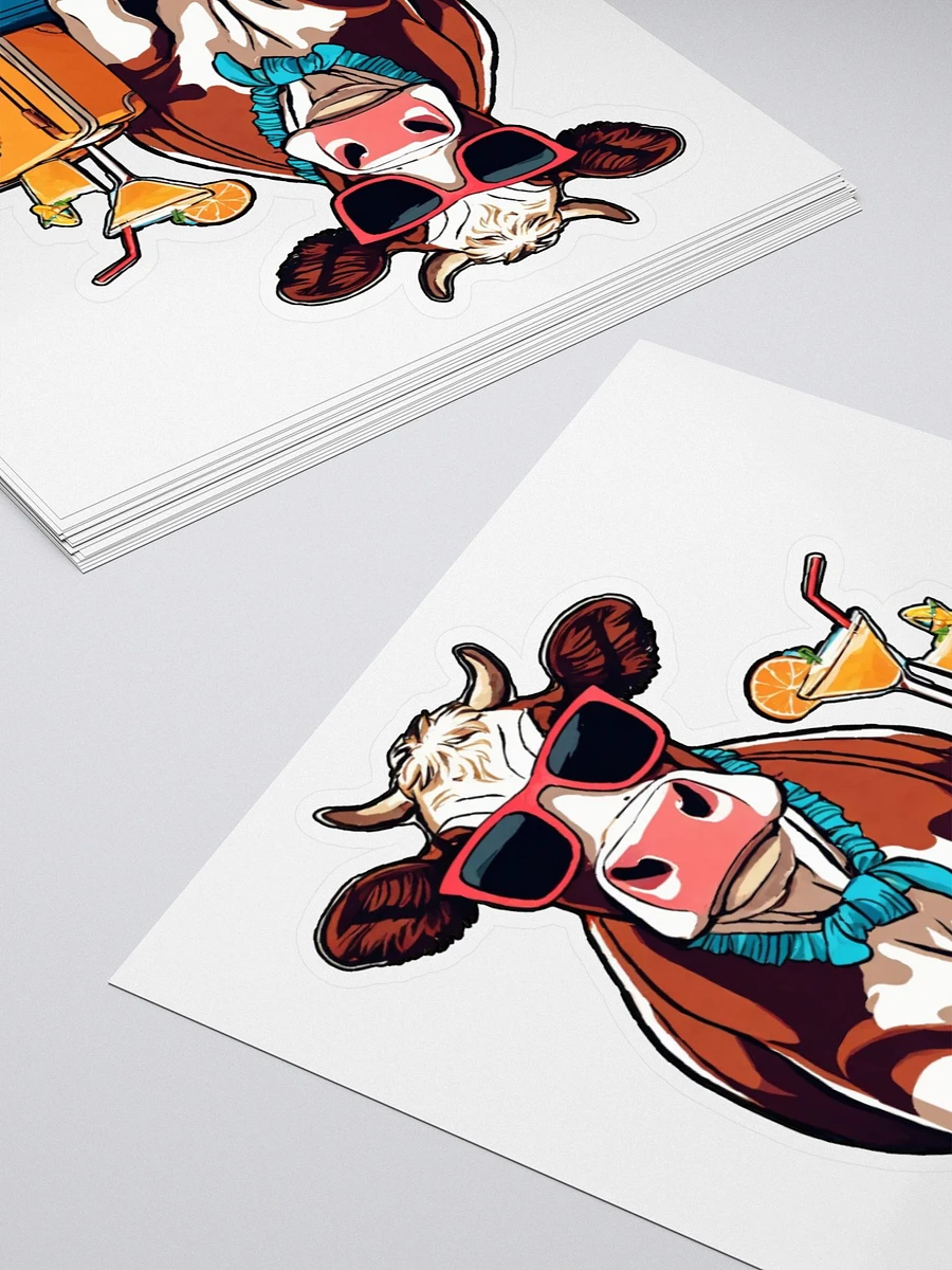 Vacation Cow Sticker product image (4)