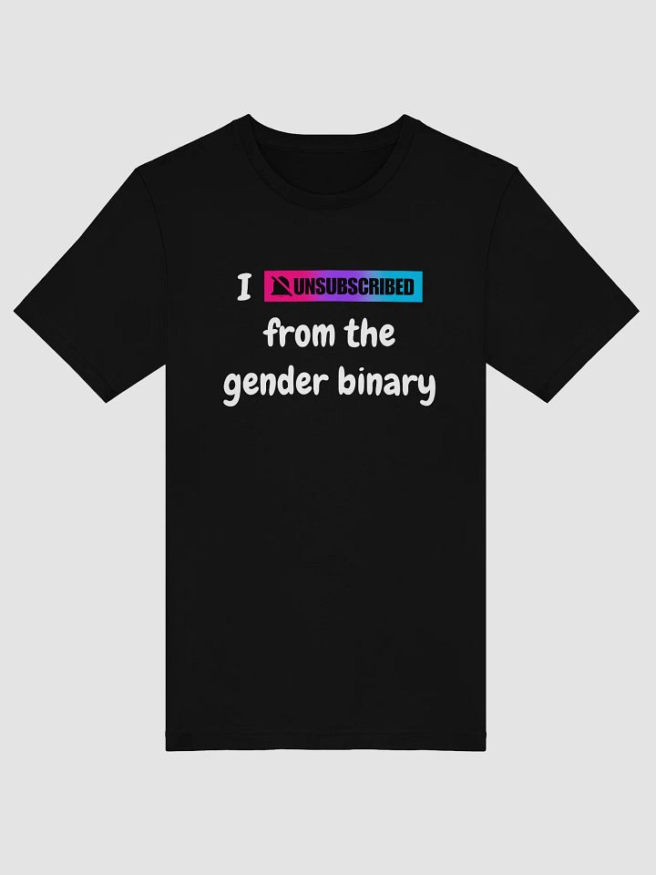 unsubscribe from the binary androgyne t-shirt product image (1)