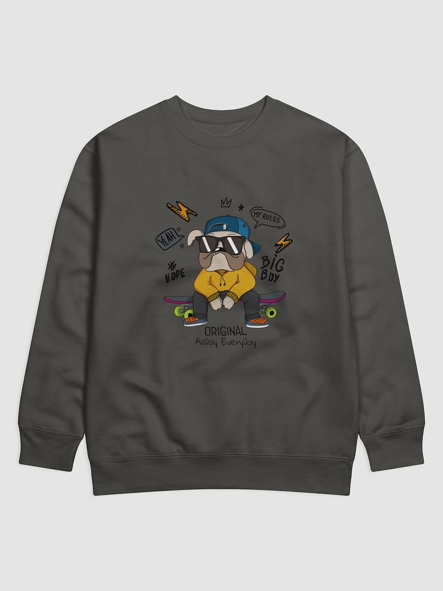 Crew Neck Sweatshirts Skater Dog Streetwear Graphic product image (2)