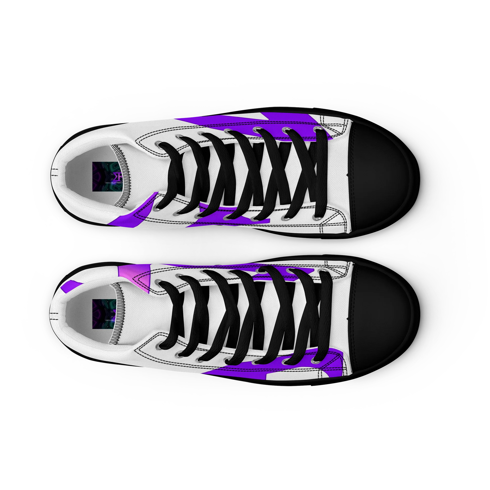 Sigma-Frequency Men's High Top Canvas Shoes product image (7)