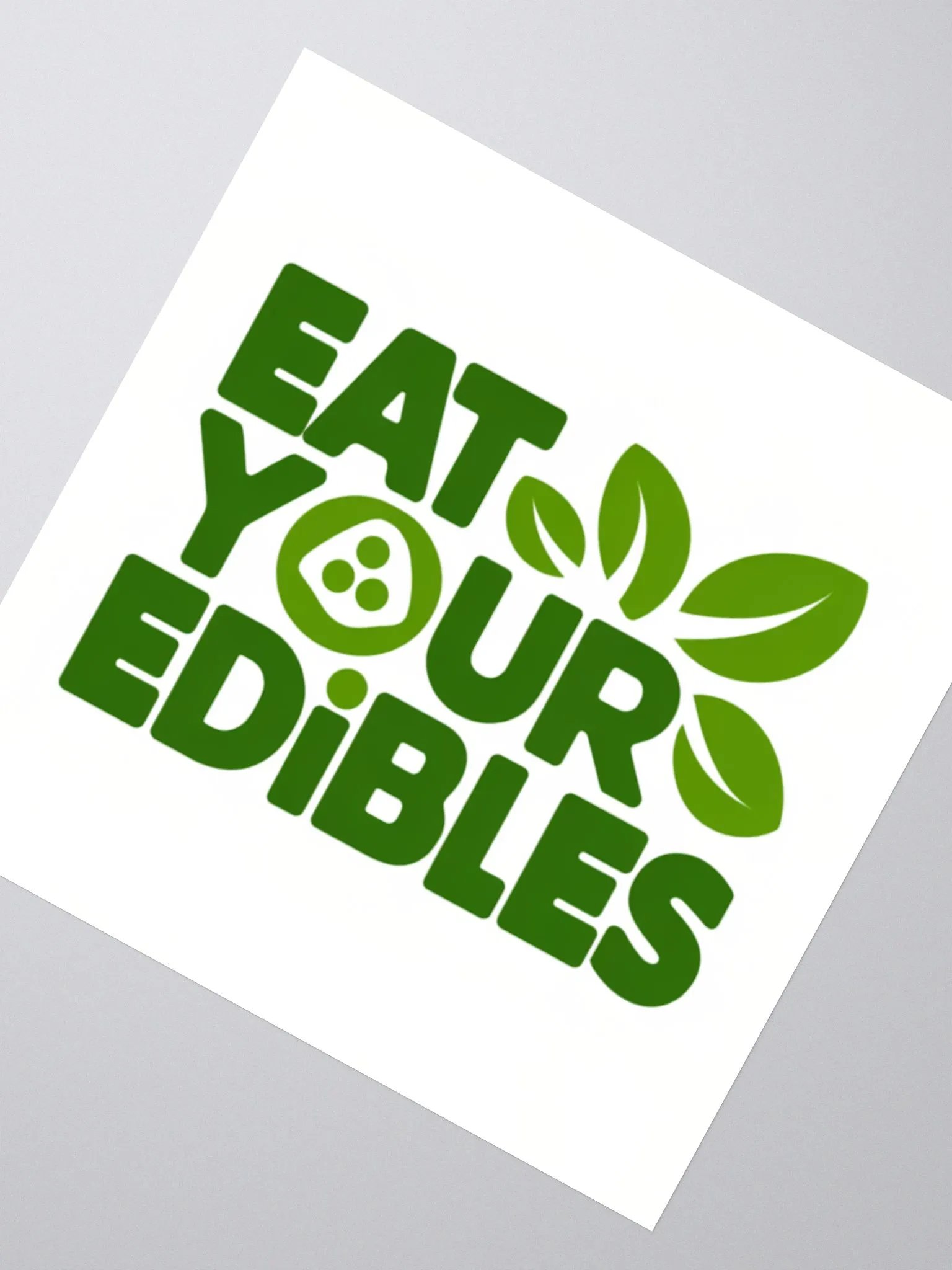EAT YOUR EDIBLES Kiss Cut Stickers product image (5)