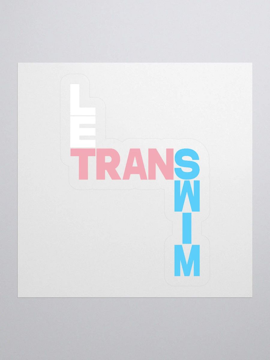 Let Trans Swim - Stickers product image (1)