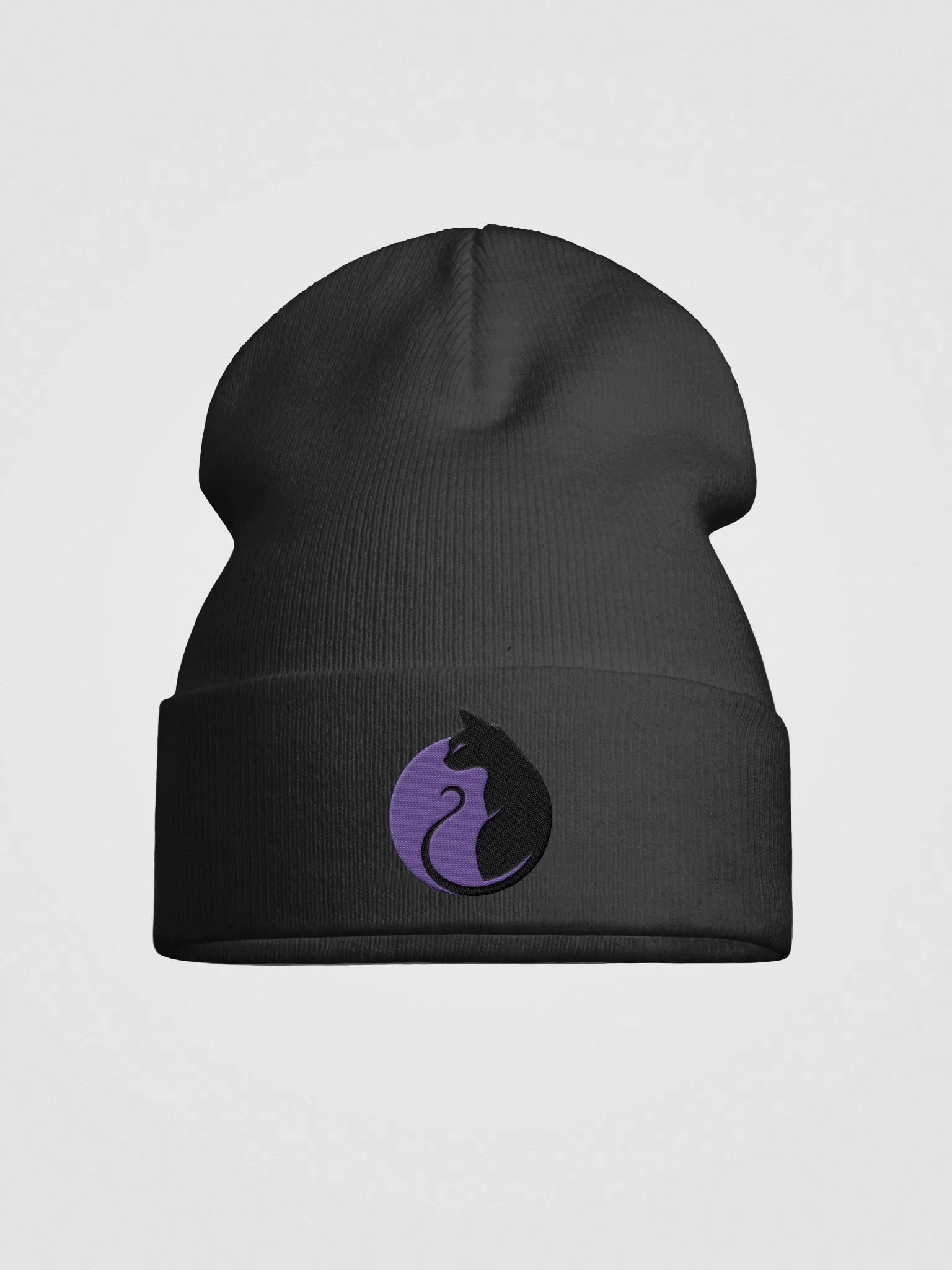 KawaiKitten Deep Black Beanie product image (1)